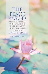 Peace Of God Bulletin (Pack of 100)