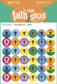 Cross Miniatures - Faith That Sticks Stickers