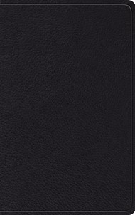 ESV Thinline Bible, Black Genuine Leather