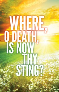Where, O Death Sunday Easter Images Bulletin (Pkg of 50)