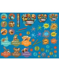 Maker Fun Factory Theme Sticker Sheets (Pack of 10 sheets)