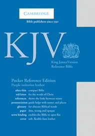 KJV Pocket Reference Edition, Purple Imitation Leather