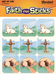 Cross, Lamb, And Tomb - Faith That Sticks Stickers
