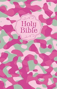 NKJV Camouflage Bible Pink