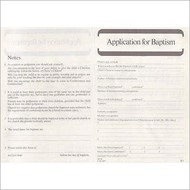 Applications for Baptism B1 [50]