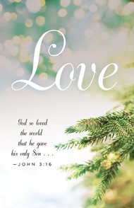 Love Image Advent Bulletin (Pkg of 50)