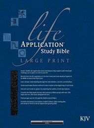 KJV Life Application Study Bible, Large Print, Indexed