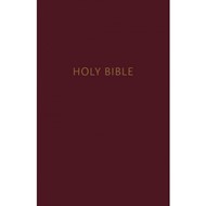 NKJV Pew Bible, Burgundy, Red Letter Ed.