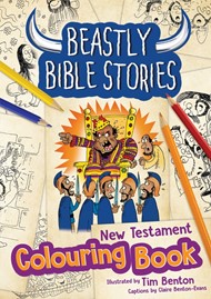 Beastly Bible Stories New Testament Colouring Book