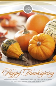 Happy Thanksgiving Bulletin (Pack of 100)