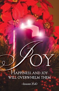 Joy Advent Candle Sunday 3 Bulletin (Pkg of 50)