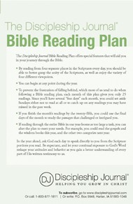 The Discipleship Journal Bible Reading Plan (pack of 25)