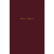 NKJV Reference Bible, Burgundy, Giant Print, Indexed