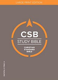 CSB Study Bible, Large Print Edition, Hardcover