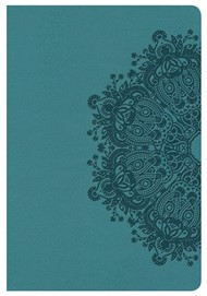 NKJV Compact Ultrathin Bible, Teal Leathertouch