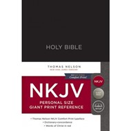 NKJV Reference Bible Personal Size Giant Print, Black