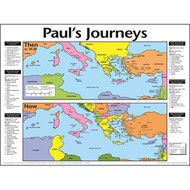 Paul's Journeys: Then/Now  20X26