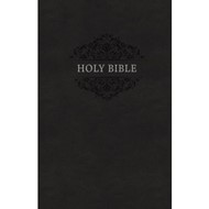NKJV Holy Bible, Leathersoft, Black, Comfort Print