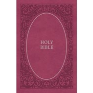 NKJV Holy Bible Leathersoft, Pink, Comfort Print