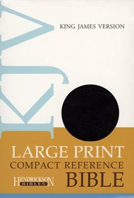 KJV Large Print Compact Reference Bible, Black