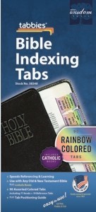 Bible Index Tabs Rainbow - Catholic
