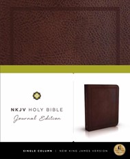 NKJV Journal Edition: Imitation Leather, Brown