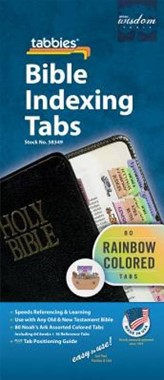 Bible Index Tabs Rainbow (Child)