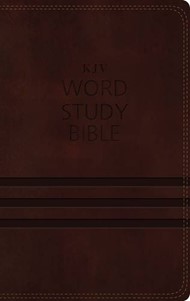 KJV Word Study Bible, Imitation Leather, Brown