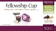 Fellowship Cup Box of 500 - Prefilled Communion Bread & Cup