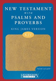 KJV New Testament with Psalms and Proverbs, Tan