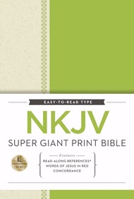 NKJV Super Giant Print Reference Bible