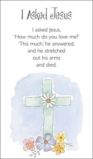 I Asked Jesus Prayer Cards