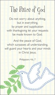 Peace of God Prayer Card