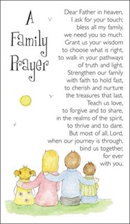 Family Prayer Prayer Cards (pack of 20)