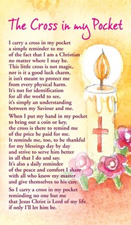 Cross In My Pocket, The Prayer Cards