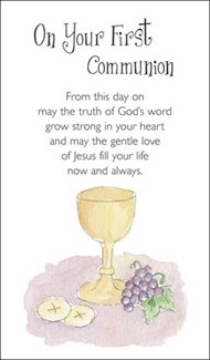 On Your First Communion Prayer Cards