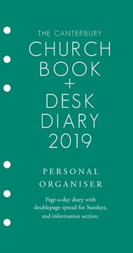 Canterbury Church Book And Desk Diary 2019 PO Edition
