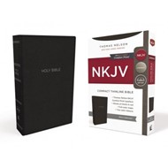 NKJV Thinline Bible, Compact, Black, Red Letter Ed.