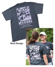 Cave Quest Staff T-Shirt Large