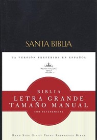 RVR 1960 Bíblia Letra Grande Tamaño Manual con Referencias,