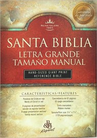 RVR 1960 Bíblia Letra Grande Tamaño Manual con Referencias,