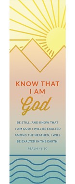 Know That I Am God Bookmark (Pack of 25)