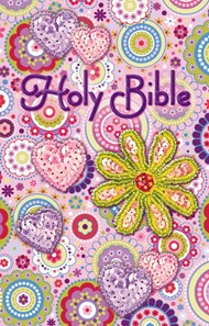 ICB Shiny Sequin Bible - Pink