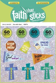 Go With God - Faith That Sticks Stickers