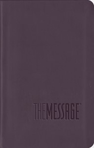 Message Bible,  Compact, Imitation Leather, Purple