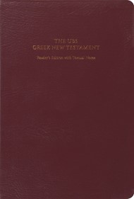 UBS Greek New Testament: Reader's Edition With Textual Note