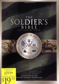 The Soldier's Bible, Green Bonded Leather