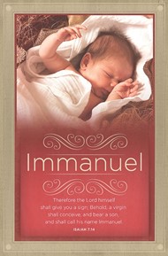 Shall Call His Name Immanuel Bulletin (Pack of 100)