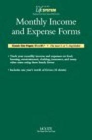 Bls Monthly Income And Expense Forms- Package Of 12