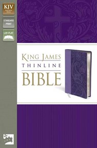 KJV Thinline Bible, Purple, Red Letter Ed.